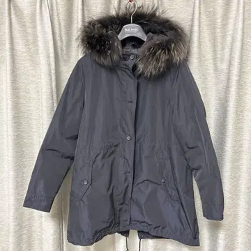 온워드 카시야마 23구 중 다운 후드 부착 코트