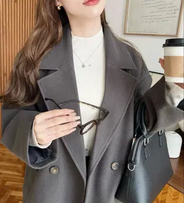 moment+ 롱 코트 택 포함 미사용