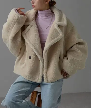 테디베어 숏 자켓