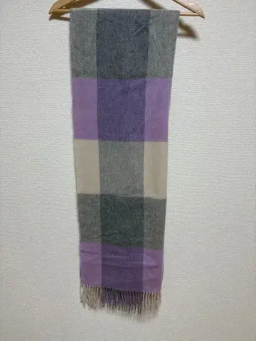 그린 레이블 릴랙싱 캐시미어 스톨 라일락