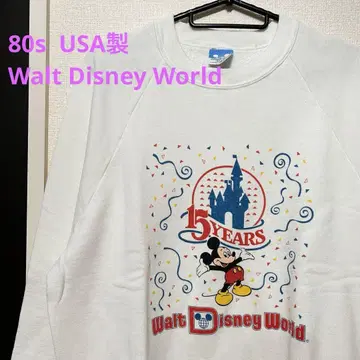 빈티지 80s usa제 디즈니 월드 15주년 맨투맨