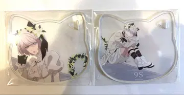 아크릴 클리어 코스터 니어 오토마타 난자타운 2B 9S