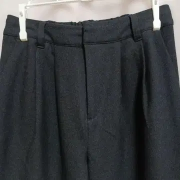 블랙 울 혼방 슬랙스 와이드 레그 2 MAYSON GREY