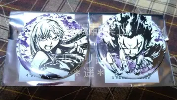 골드 컬러의 갓슈!! 먹그림 캔뱃지 2세트