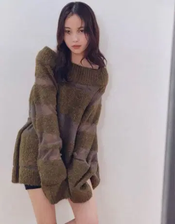 andequal sheer pattern knit 니트 앤드콜