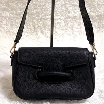 새상품급 Cuscio Italy 원 숄더백 블랙