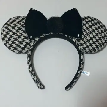 디즈니 머리띠 하운드투스 체크