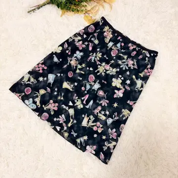 SONIA RYKIEL Collection 올 패턴 스커트 트리아세테이트