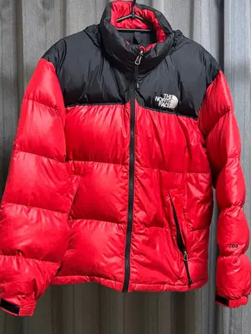 THE NORTH FACE 다운 자켓 M 레드/블랙