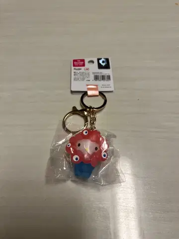 산리오 미야쿠미야쿠 키티 입체 마스코트 클리어 컬러 키링