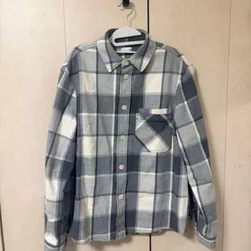 ZARA 체크 무늬 플란넬 셔츠 M 사이즈 도톰