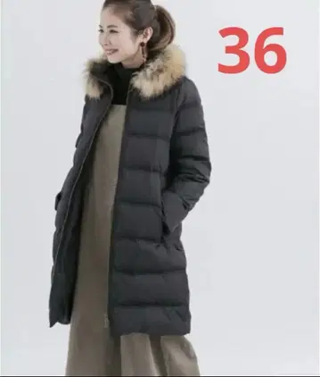 어반 리서치 서니 라벨 퍼 부착 다운 코트 36