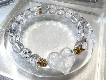 하키머 다이아몬드 정원 쿼츠 하트 수정 팔찌