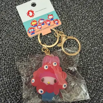 새상품 산리오 미야쿠미야쿠 클리어 키링 마이멜로디 오사카 만박