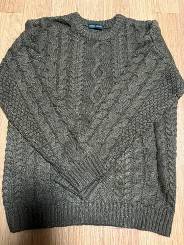 로데오 크라운 RODEO CROWN 브라운 케이블 니트 M