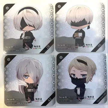 니어 오토마타 극락탕 종이 코스터 세트