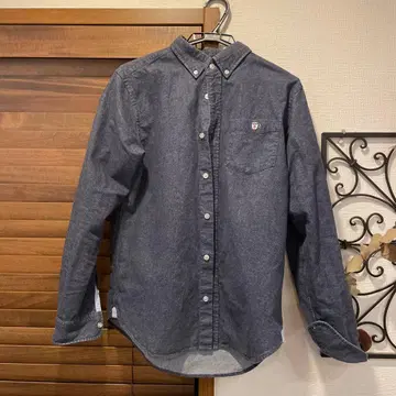 BEAMS HEART 버튼다운 데님 셔츠