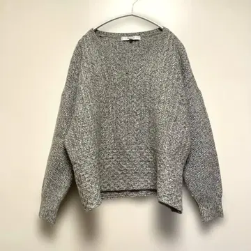 XL 니트 양모 캐시미어 혼방 UNTITLED