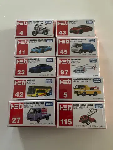 토미카 10개 묶음 판매