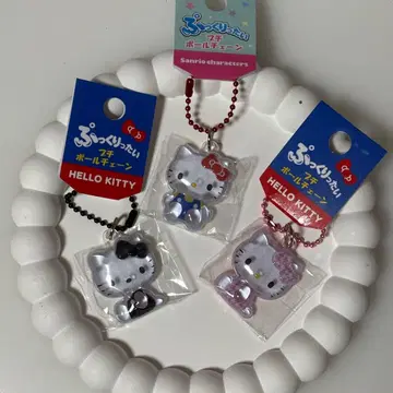 [ 미사용 새상품 ] 산리오 헬로키티 체인 세트