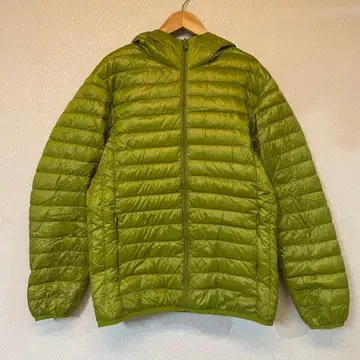 유니클로 울트라 라이트 다운 자켓 S 그린 라임 게코