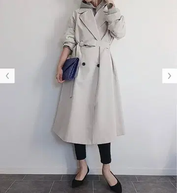 오버사이즈 트렌치코트/GU/내추럴/S 사이즈