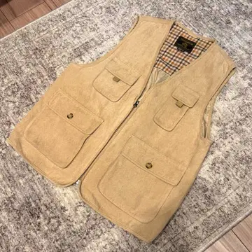 VINTAGE CLUB 베이지 베스트 L 사이즈