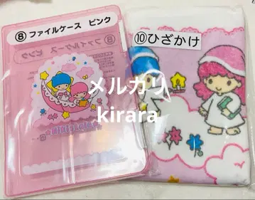 키키라라 제일복권 1번 복권 무릎 담요 파일 케이스 핑크