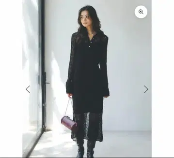 완판템 anuans 아뉴앙스 울 레이스 폴로 니트 원피스 택 포함