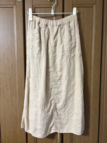 DMNIGOD 도밍고 스커트 린넨 100% 베이지