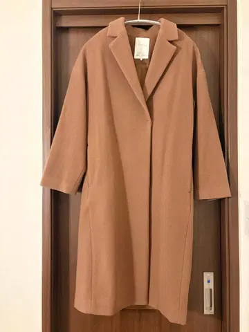 ELENDEEK 브라운 체스터 코트 사이즈 00