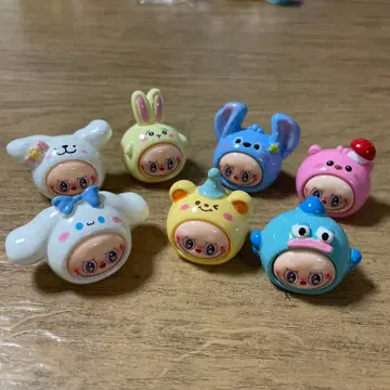 러브부 캐릭터 콜라보 미니 피규어 7개 F