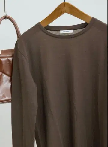 크루넥 시어 롱 T셔츠