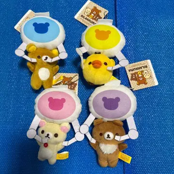 리락쿠마 크레인에 매달린 부들부들 봉제 인형 컴플리트