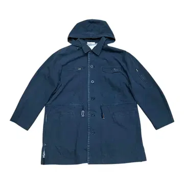 파파스 후드 부착 코트 면 100 사이즈 M