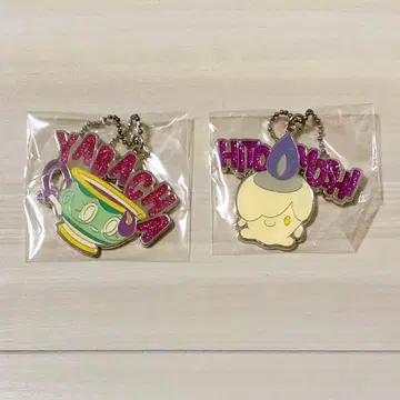 포켓몬 메탈 참 컬렉션 고스트 타입 히토모시 야바차 2종