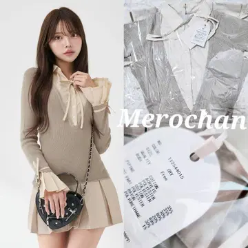 다리치 셔츠 도킹 플리츠 미니 원피스 그레이