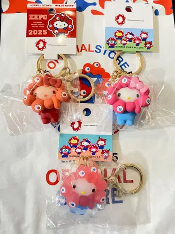 만박 산리오 미야쿠미야쿠 클리어 최애 컬러 파스텔 키티 3종 세트