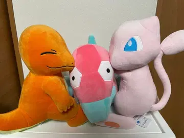 포켓몬스터 메챠모후굿토 호페피타 봉제 인형 폴리곤, 파이리, 뮤