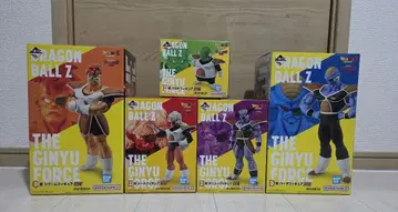 제일복권 드래곤볼 기뉴 특전대 5체 세트