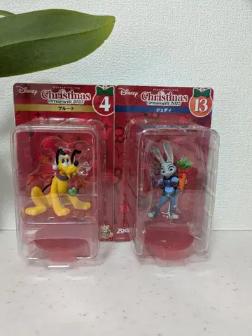 2025 디즈니 해피 복권 크리스마스 오너먼트 2개 세트 미개봉
