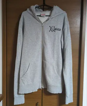 XLARGE 미키마우스 후드티 그레이