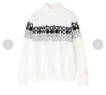 뉴발란스 골프 하이넥 니트 풀오버 축열 보온