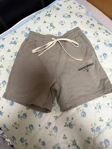 JACKPOT MARKET 레트로 그레이 숏팬츠 L 사이즈