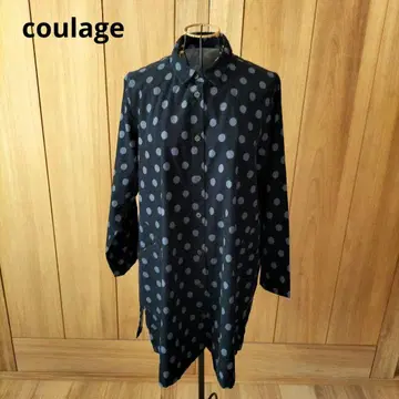 coulage 이프클라쥬 도트 무늬 튜닉 일본제