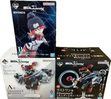 [ 미개봉 ] 제일복권 건담 지크액스 A상 B상 라스트원상 3종 세트