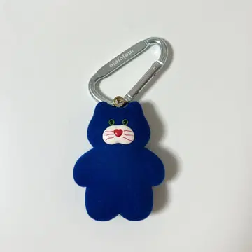 [ 익명 ] 캡슐 토이 mojojojo 고양이 파랑 키링