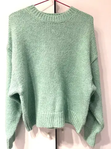 컬러 모헤어 혼방 루즈 니트 ungrid 언그리드 미사용 새상품 한국