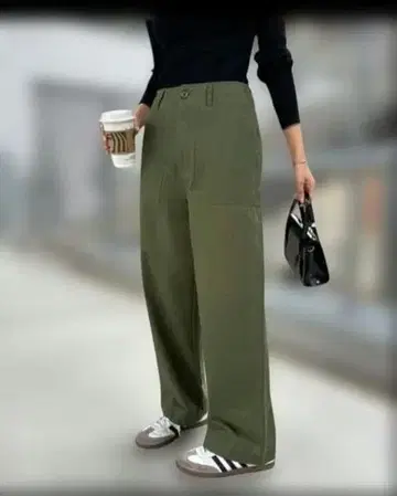 와이드 베이커 팬츠 andme