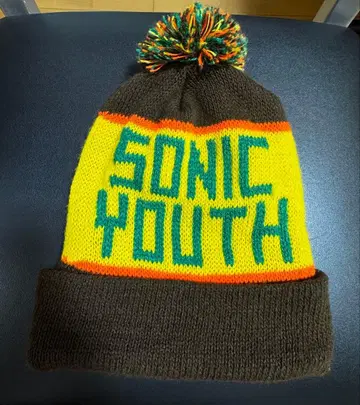 당시물 희귀 레어 SONIC YOUTH 소닉 유스 니트 모자 USA제